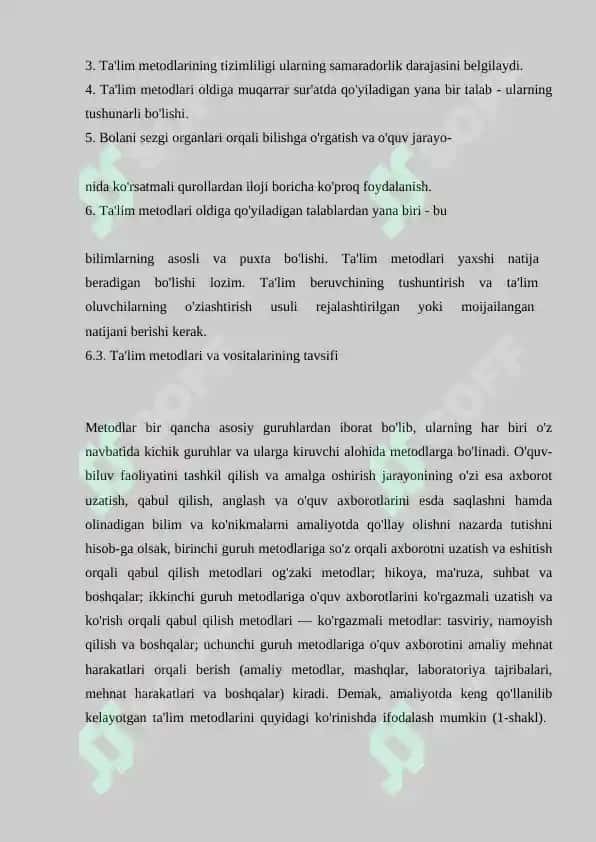 Ta'lim metodlari va vositalari haqida ma'lumot 4