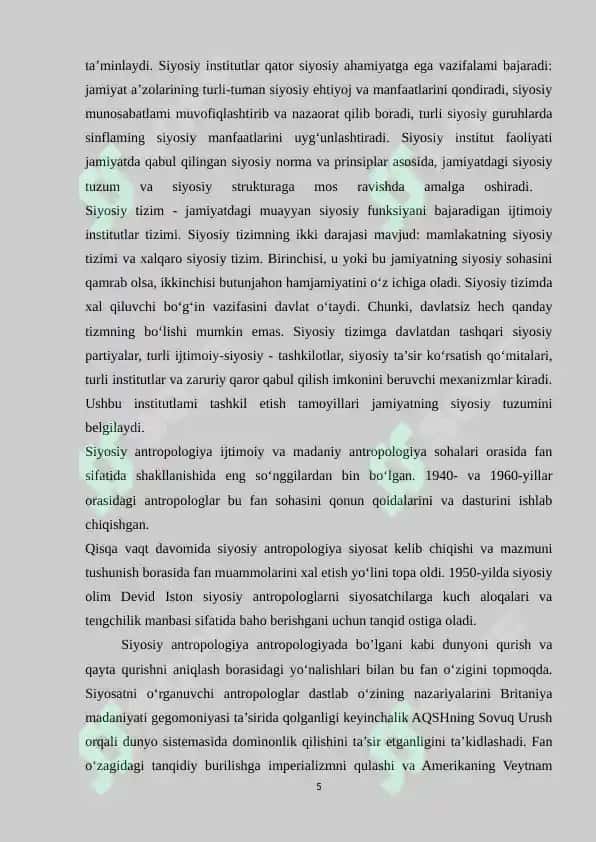 Postmodernizmning siyosatshunoslikka ta'siri: Metodologiya va epistemologiyalarni qayta koʼrib chiqish 5