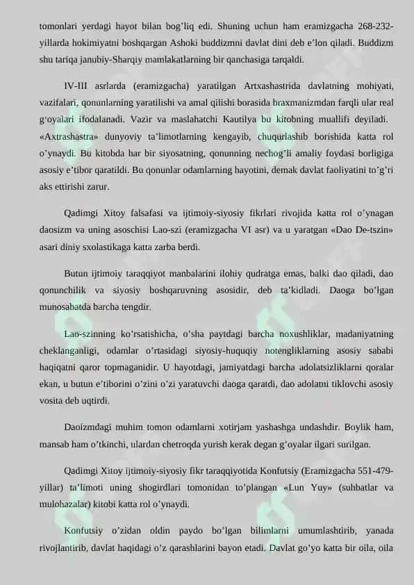 Sharq mamlakatlarida siyosiy va huquqiy ta’limotlari 4