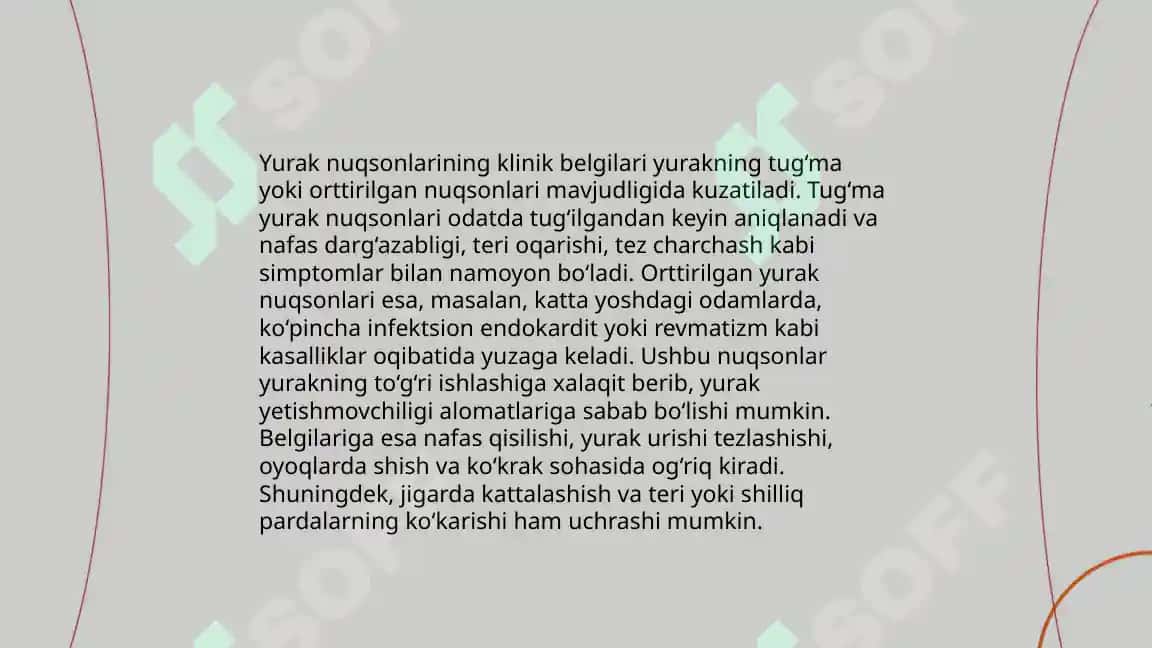 Yurak nuqsoni kasalligida davolash jismoniy tarbiyasi (DJT) uslubi 4