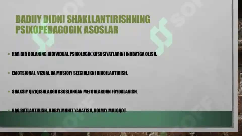 ALOHIDA YORDAMGA MUHTOJ BOLALARNING BADIIY DIDINI SHAKLLANTIRISH 4