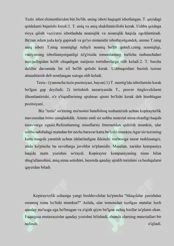 Ilmiy mavzuda tezis tayyorlash 4