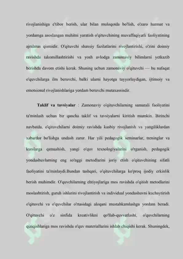 TOPSHIRIQ O’QITUVCHINING  KASBIY KOMPETENTSIYANING MAZMUNI VA TUZILISHI 4