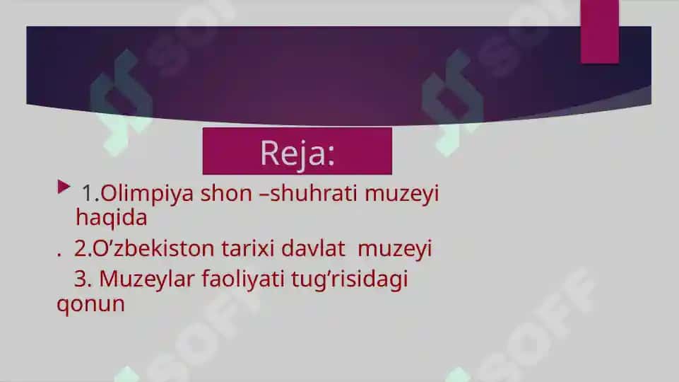 O'zbekistonda faoliyat ko'rsatayotgan yangi muzeylar 2
