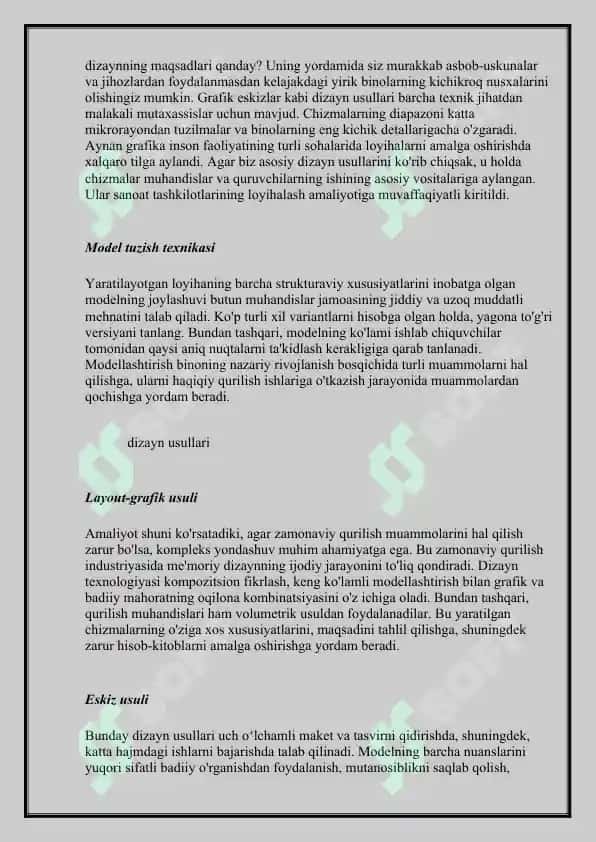 Arxitektura dizayni 2