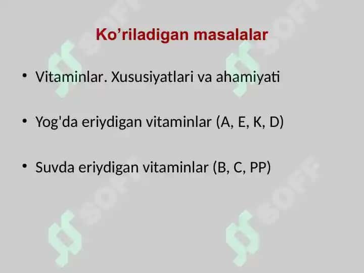 Vitaminlar 3