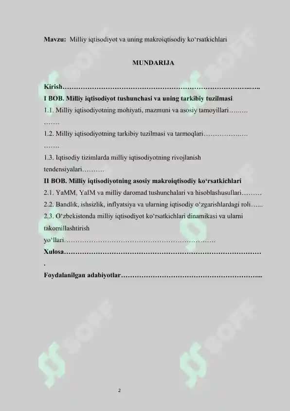 Milliy iqtisodiyot va uning makroiqtisodiy ko‘rsatkichlari   |  Миллий иқтисодиёт ва унинг макроиқтисодий кўрсаткичлари 2