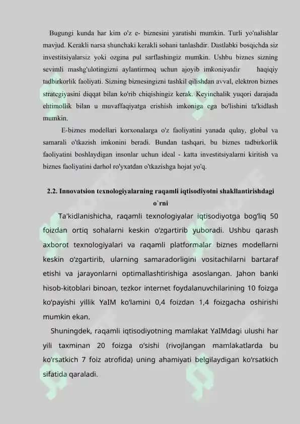 Raqamli iqtisodiyot: elektron biznesni boshqarish asoslari 3