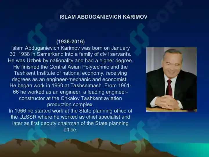 Islam Abduganievich Karimov 2