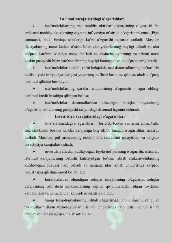 YALPI TALAB VA YALPI TAKLIF MODELI 8