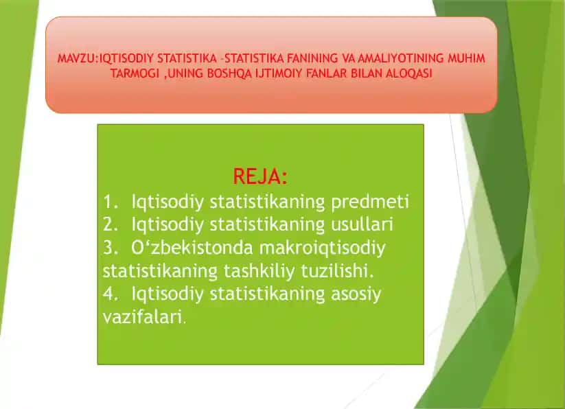 Iqtisodiy statistika 1