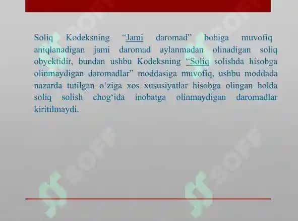 Kichik biznesni rivojlantirishda aylanmadan olinadigan soliqning ahamiyati. 3