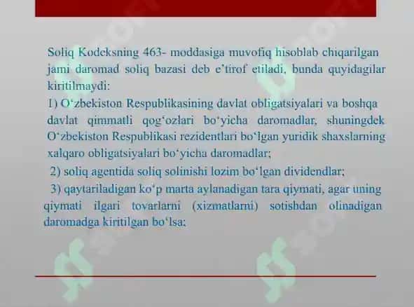 Kichik biznesni rivojlantirishda aylanmadan olinadigan soliqning ahamiyati. 4