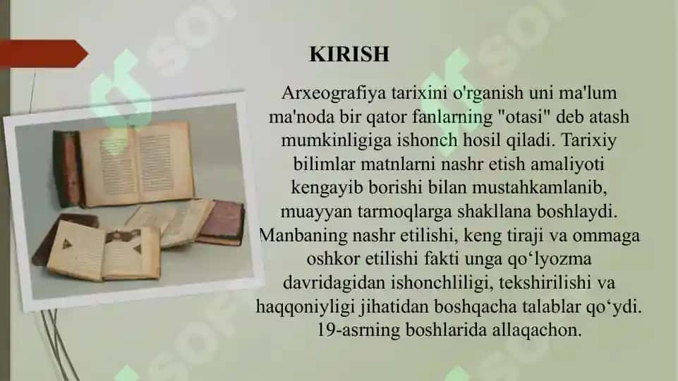 Arxeografiya fanining ijtimoiy, siyosiy va madaniy ahamiyati 3