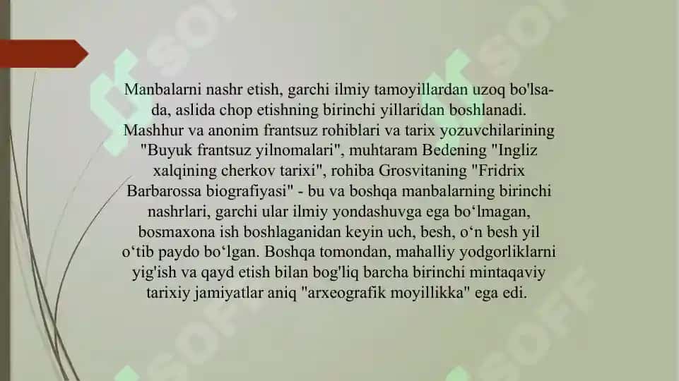 Arxeografiya fanining ijtimoiy, siyosiy va madaniy ahamiyati 5