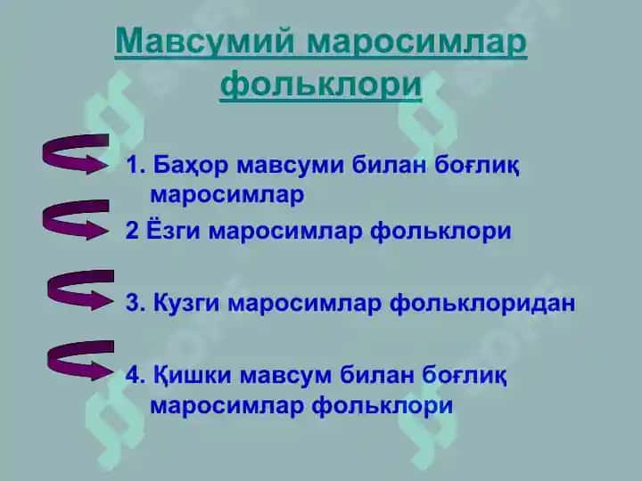 ОИЛАВИЙ МАРОСИМЛАР 5