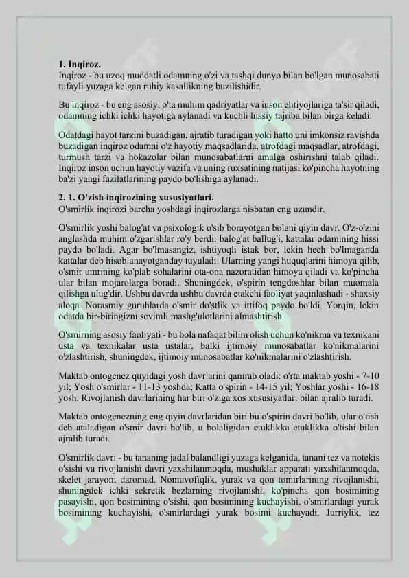O’SIRNING NIZOLI XULQ-ATVORINI GURUHGAGI TENGDOSHLARI MUNOSABATIGA ALOQADORLIKNI TADQIQ QILISHI 2