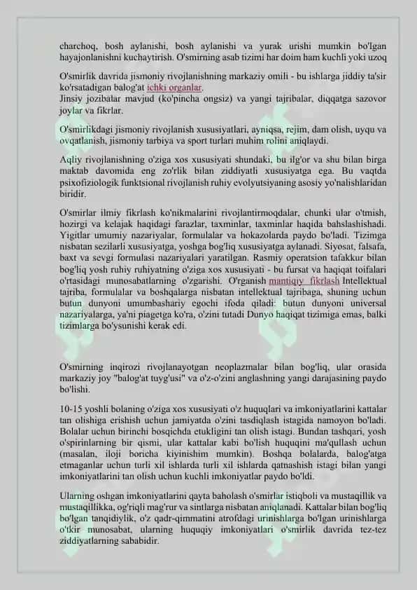 O’SIRNING NIZOLI XULQ-ATVORINI GURUHGAGI TENGDOSHLARI MUNOSABATIGA ALOQADORLIKNI TADQIQ QILISHI 3
