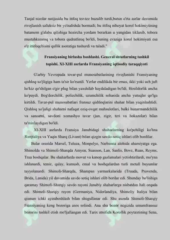 XI-XV asrlarda Fransiya 2