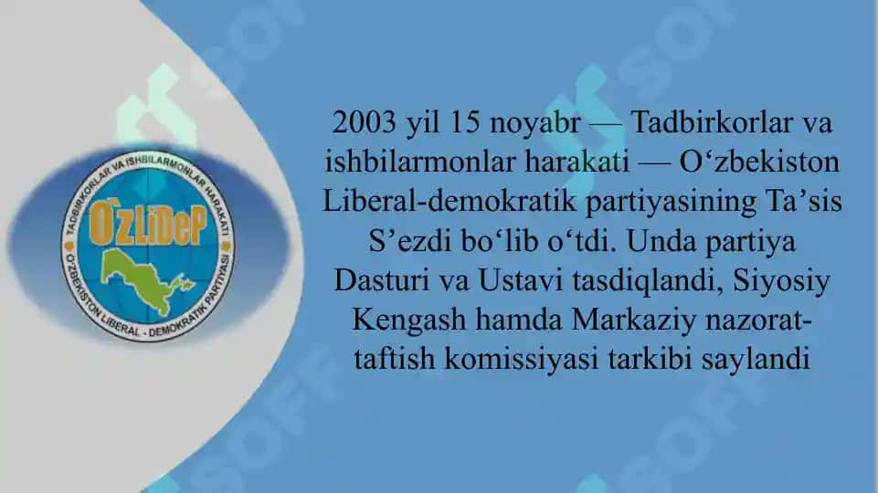 Oʻzbekiston Liberal demokratik partiyasi 4