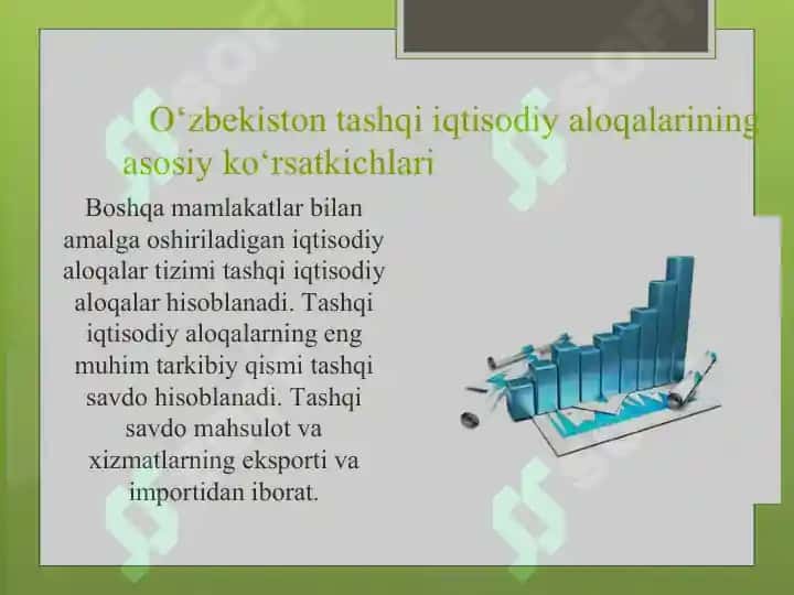 O‘zbekistonning tashqi iqtisodiy aloqalari 3