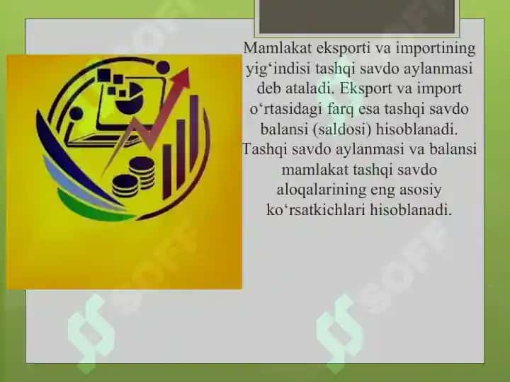 O‘zbekistonning tashqi iqtisodiy aloqalari 4