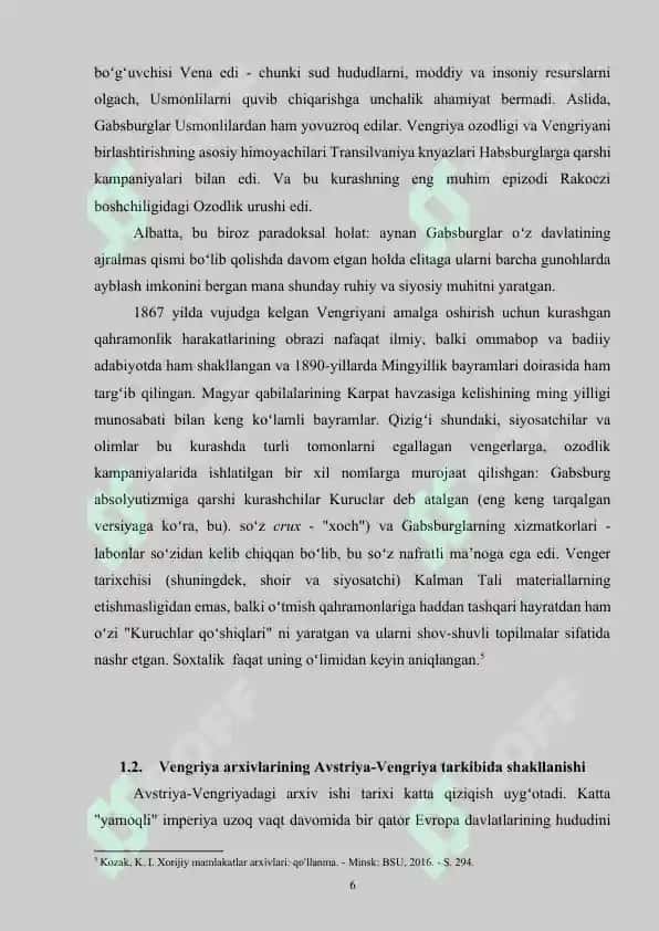 VENGRIYADA ARXIV ISHI TARIXI 6