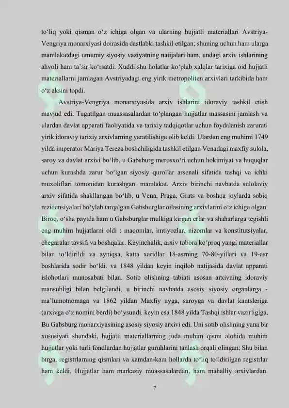 VENGRIYADA ARXIV ISHI TARIXI 7