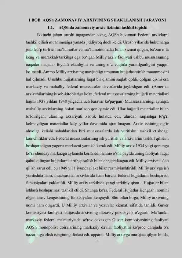 AQSH ZAMONAVIY ARXIV TIZIMI 3