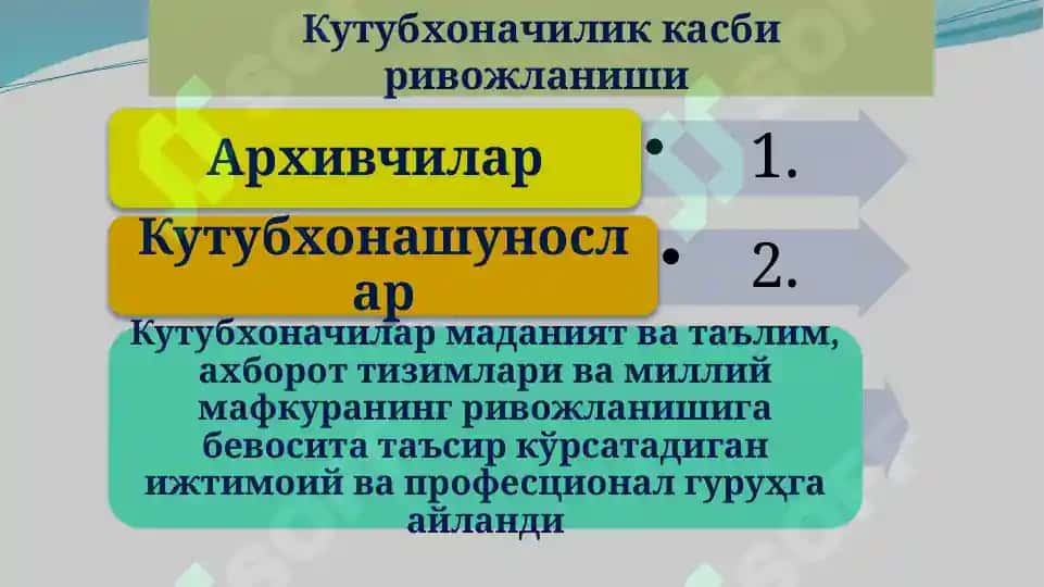 AQSH ZAMONAVIY ARXIV TIZIMI 5