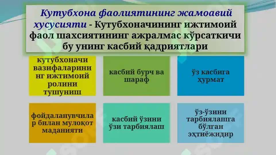 AQSH ZAMONAVIY ARXIV TIZIMI 8