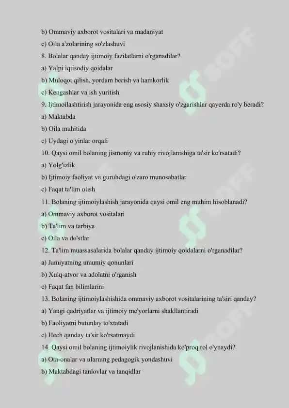 Bolalik insonning ijtimoiy hayot meʼyorlarini egallay boshlash davri ijtimoilashtirish omillari 2
