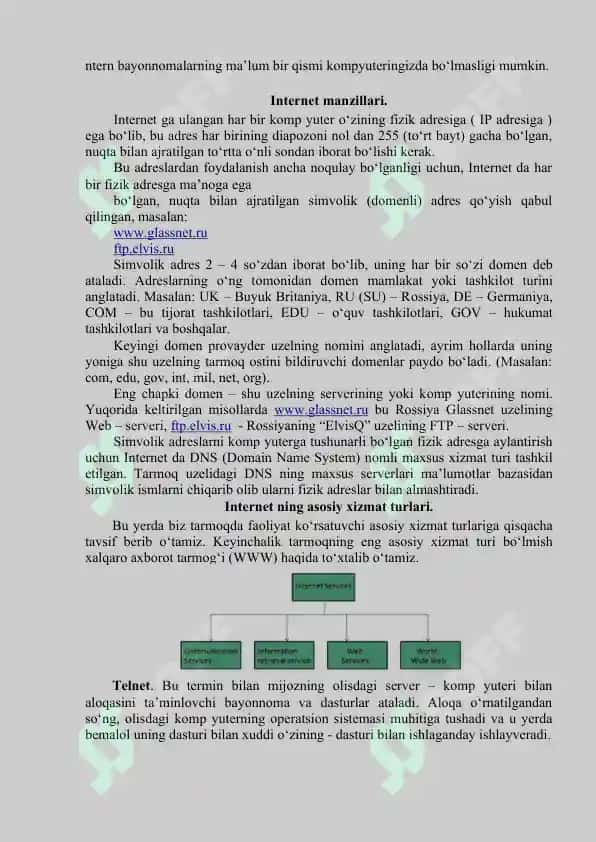 Internet tarmoqlarida axborot makoni haqida tushuncha berish. Elektron pochtalar bilan ishlashni o‘rgatish. 4