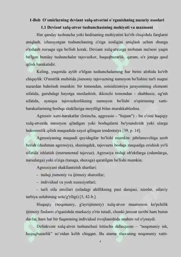 Deviant xulq, ijtimoiy-pedagogik muammo sifatida 4
