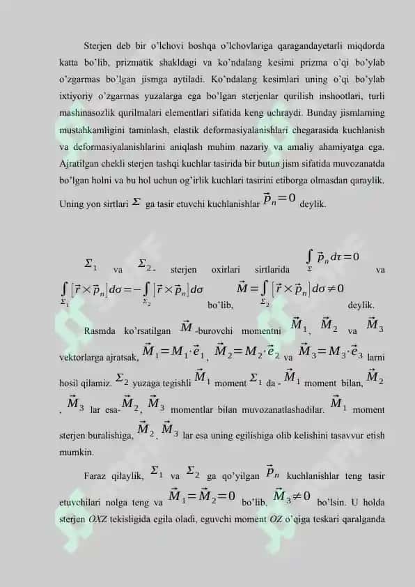 Sterjenlarni chekli yuk ko‘tara olish qobilyati bo‘yicha hisoblash 2