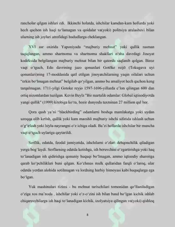 Mehnatga maʼmuriy tarzda majburlash 8