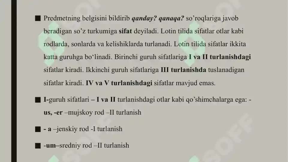 Sifatlar 2