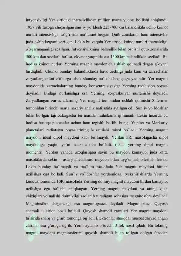 Koinot nurlarining yer atmosferasi bilan o'zaro tasirlashuvi Keng atmosfera jalalari 4