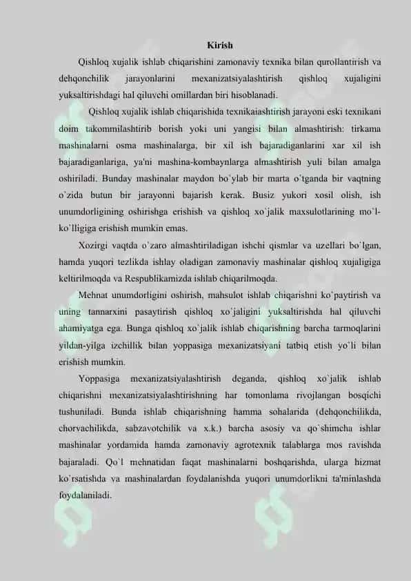 Traktor va avtomobillarning tuzilishi 2