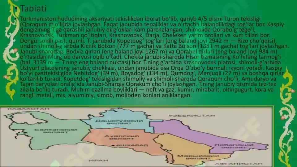 Turkmaniston Respublikasi 4