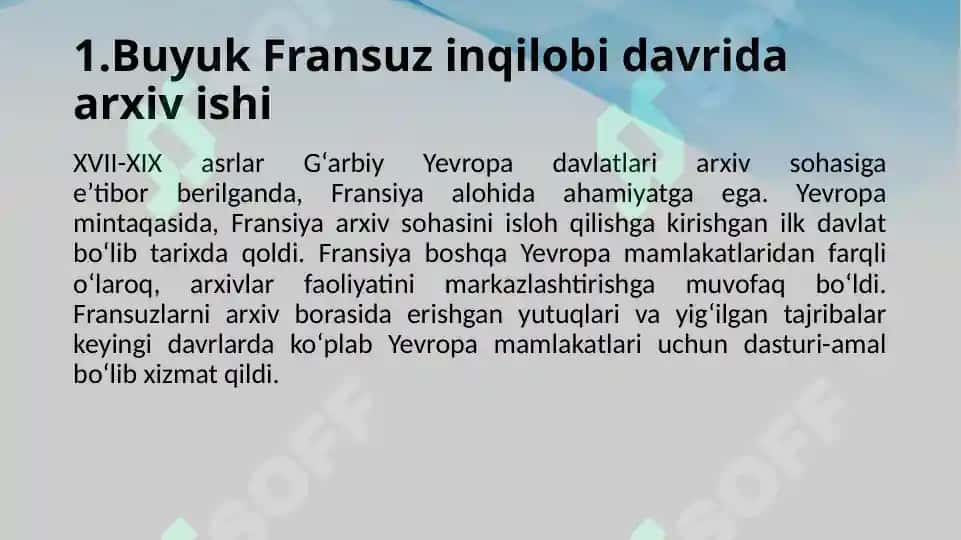1790-yil Fransiya Milliy arxivining tashkil etilishi 3