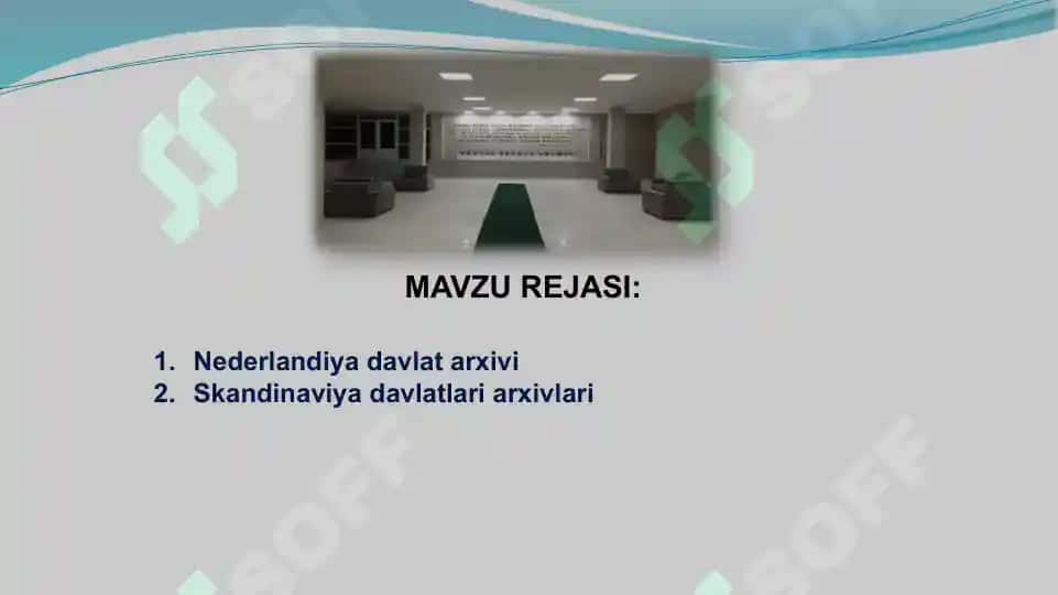 Nederlandiya va Skandinaviya davlatlari arxivlari 2