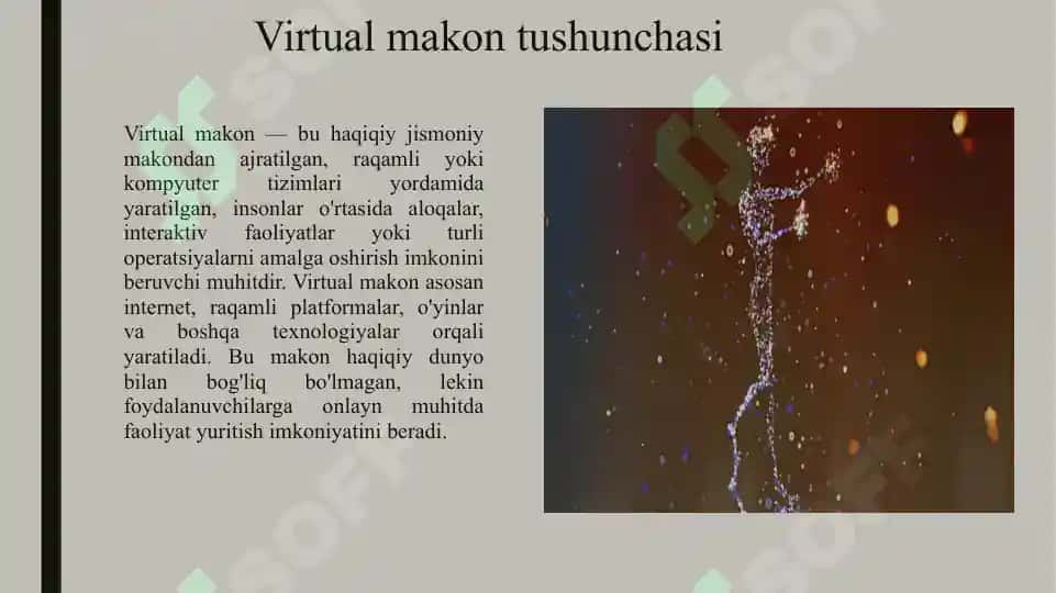 Virtual makon va uni inson hayotidagi o‘rni 3