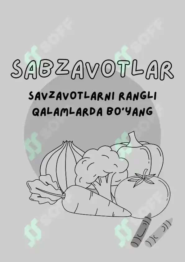 sabzavotlarni bo'yash 2