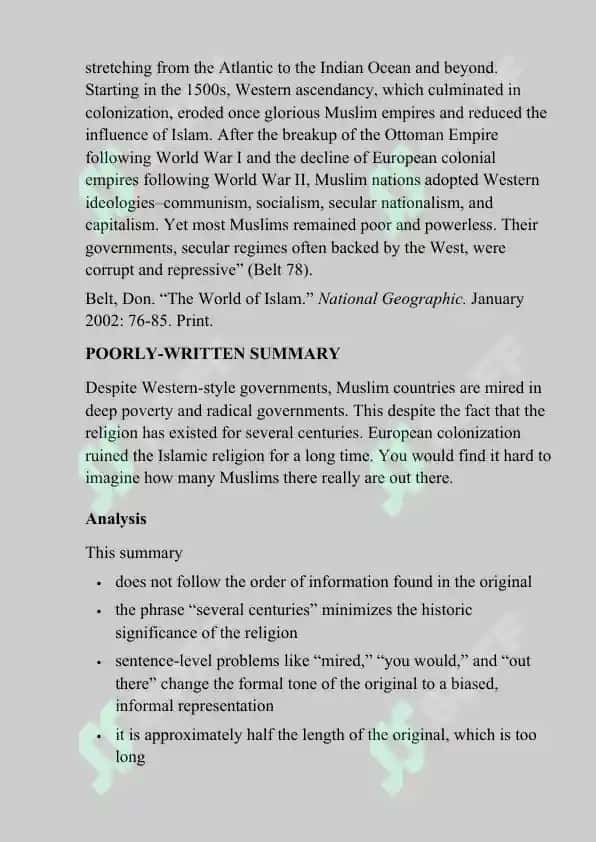 Summary Writing 2