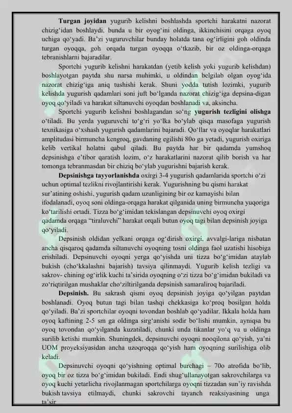Yugurib kelib uzunlikka sakrash texnikasi 3