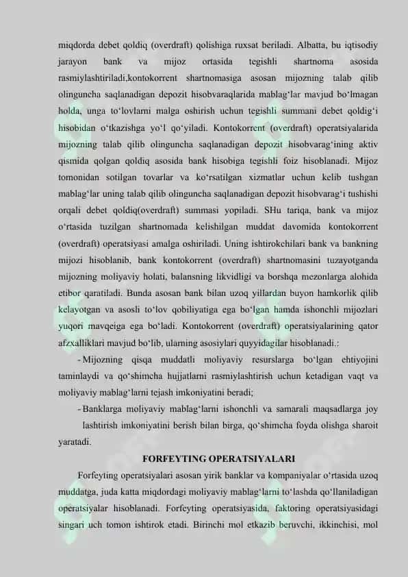ALOHIDA KREDIT TURLARI 4