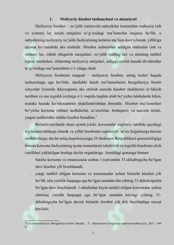 Moliyaviy hisobotni tuzish va uni taqdim qilish tartibi 3