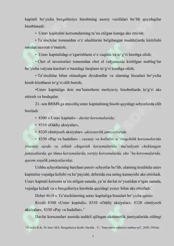 Xususiy kapital 7