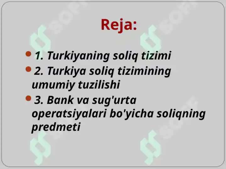 Turkiya davlati jismoniy shaxslarini soliqqa tortish mexanizmi 2